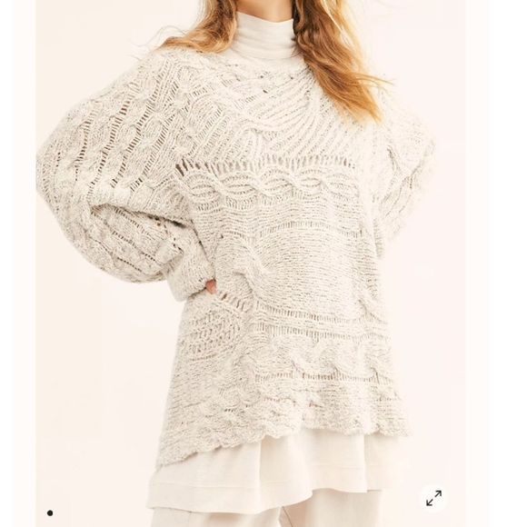 NWT Free People Against The Tide Sweater - Picture 3 of 9